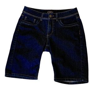 LEE RIDERS Blue Denim Bermuda Jeans Shorts Size 8.